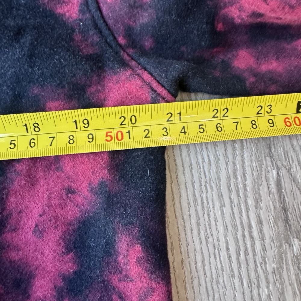Hollister Must Have Tie Dye Hoodie - Red Black - Medium Retro Cozy Comfort Style - Picture 8 of 10
